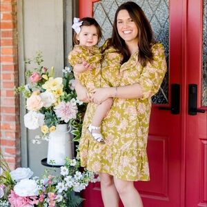 The Pioneer Woman Pink and Yellow Floral Dress